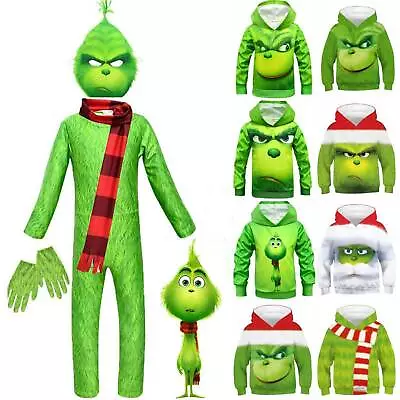 Buy Kids Girls Boys Hoodie Fancy Cartoon Jumper Xmas Pullover Tops Costume Coats • 16.66£