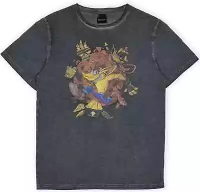 Buy Crash Bandicoot 4 Its About Time, Medium Cotton T-Shirt, Oil Wash Shirt • 9.50£