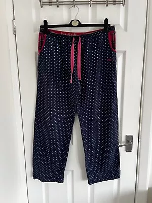 Buy Womens Pyjama Trousers, Navy, Size 12 • 4£