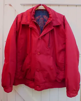 Buy VINTAGE M&S ST MICHAEL RED PADDED POLYCOTTON WINTER JACKET / CHEST: 41-43ins  • 20£