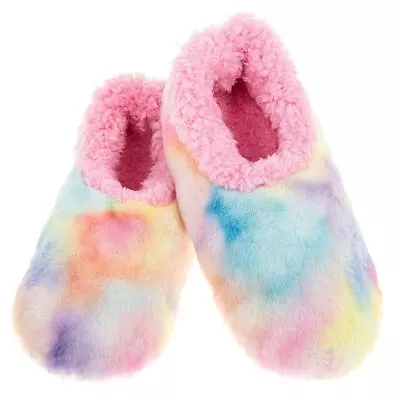 Buy Snoozies Tie Dye Cotton Candy Ladies Slippers • 15.99£