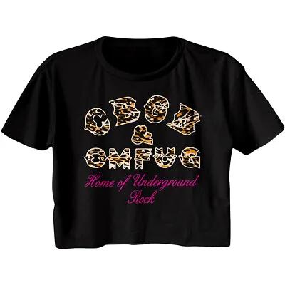 Buy CBGB Home Of Underground Rock Leopard Print Women's Crop Top T Shirt Rock Music • 40.90£