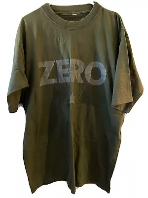 Buy Vintage 1996 Smashing Pumpkins Green Zero MCIS Era T-Shirt - Large - Used, Rare • 175£