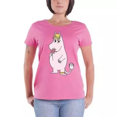 Buy Moomins T Shirt Pose Logo New Official Womens Skinny Fit • 14.93£