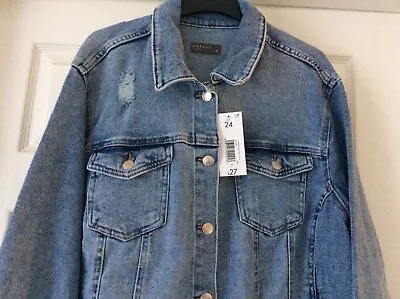 Buy Ladies Matalan Denim Jacket Size 24 Rrp £27 • 15£