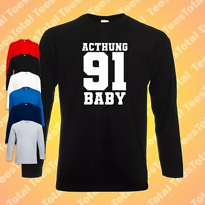 Buy Achtung Baby 91 U2 Long Sleeve T-Shirt | Bono | The Edge | Retro  • 18.99£