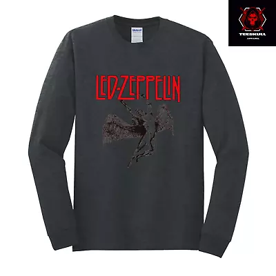 Buy Led Zeppelin Classic Long Sleeve Unisex Cotton Top T-SHIRT S-3XL 🤘 • 30.36£