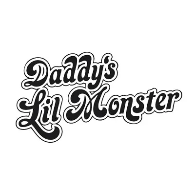 Buy Daddys Lil Monster Harley Quinn Halloween Fancy Dress Iron On Tshirt Transfer A5 • 2.99£