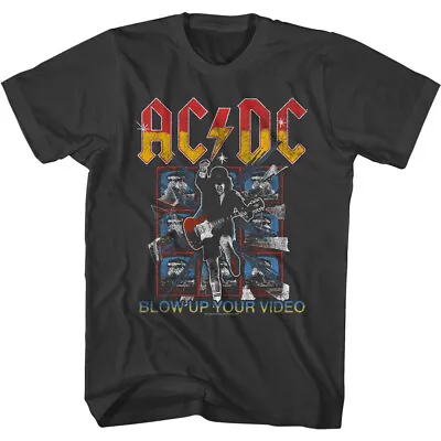 Buy ACDC Angus Young Blow Up Your Video Men's T Shirt Metal Tour Concert Merch • 40.90£