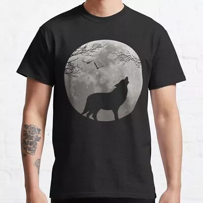 Buy NWT Howling Wolf In The Night Unisex T-Shirt • 19.13£