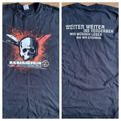 Buy Rammstein 2004 T Shirt Reise Reise Official Gig Merch Backprint LARGE  • 34.99£
