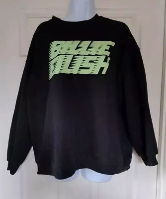 Buy Billie Eilish Sweatshirt, Black, Size M • 5.99£