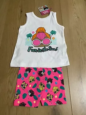 Buy BNWT Girls Primark LOL Surprise Top And Shorts Outfit Set Age 3-4 Years  • 9.99£