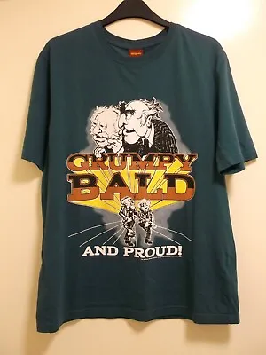 Buy Mens The Muppets Grumpy Bald & Proud T Shirt M 42 Inch Chest Green • 15£