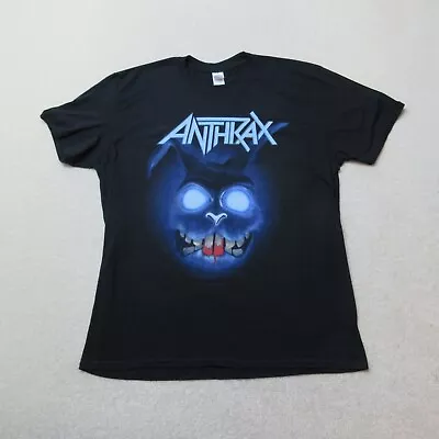 Buy Anthrax Band T-Shirt Mens 2XL Black Demon Rabbit Bunny Metal Tee XXL NWOT • 20.99£