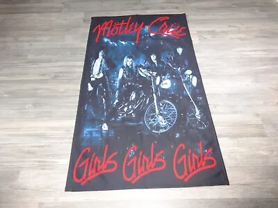 Buy Mötley Crüe Flag Flagge Poster Glam Hair Metal L.A. Guns Steel Panther Ratt 6666 • 25.63£