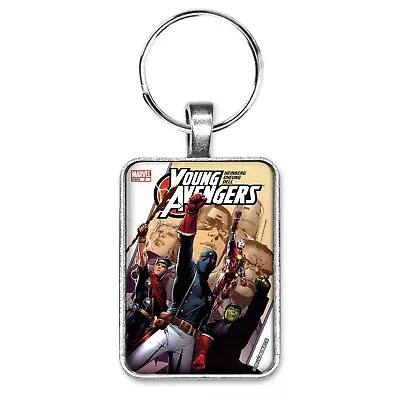 Buy Young Avengers #2 Cover Key Ring Or Necklace Classic Marvel Comic Book Jewelry • 10.20£