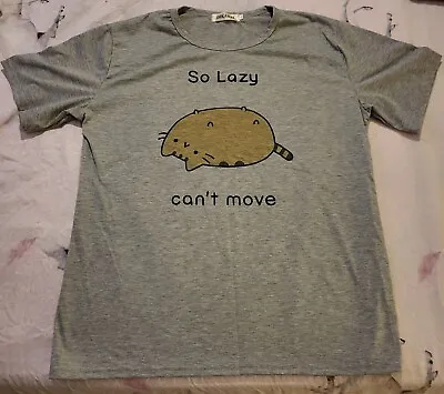 Buy Ladies Pusheen So Lazy Tshirt • 8£