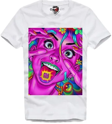 Buy E1syndicate T Shirt Psychonaut Stoner Trippy Psychedelic Lsd Acid Trip Dmt 5675 • 22.78£