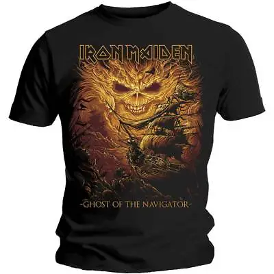 Buy  Iron Maiden T Shirt Official Ghost Of The Navigator Heavy Metal Licensed Tee • 14.95£