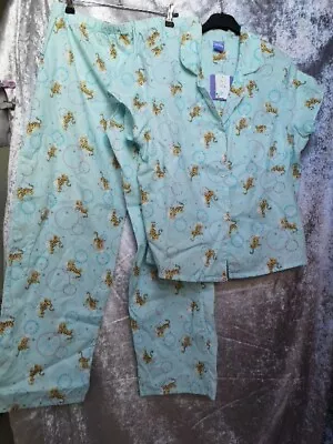Buy Vintage Disney Store BHS Winnie The Pooh Tigger Pajamas Set Size 14 BNWT • 25£
