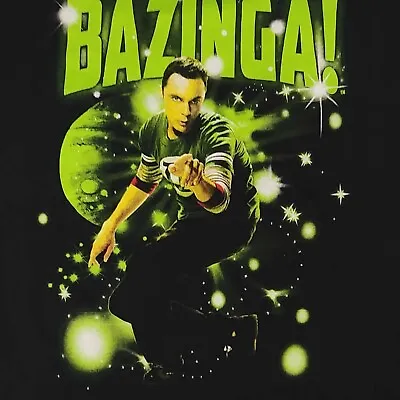 Buy Bazinga! Big Bang Theory T-Shirt Black Size Small • 9.44£