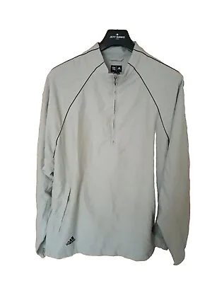 Buy Adidas Pull Over Climashell Windbreaker Jacket Beige Mens XL • 11.50£