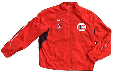 Buy PUMA Track Norway National Team Jacket Flag Squash Rare Vintage Limited Large • 16£