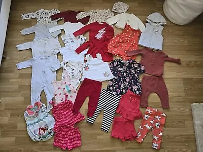 Buy Baby Girl Girls Clothes Bundle 6-9 Months / Gilet / Dress / Leggings / Outfits • 19.99£