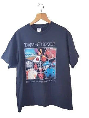 Buy Dream Theater 20th Anniversary Tour 2005/2006 Tennessee River Mens T-Shirt XL • 69.95£