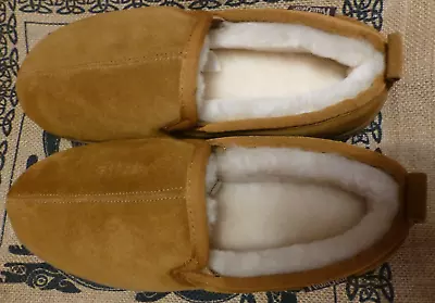 Buy Mens Kiwi Gear Genuine Sheepskin Slippers Size 8, (wrongly Marked As A 10) • 30£