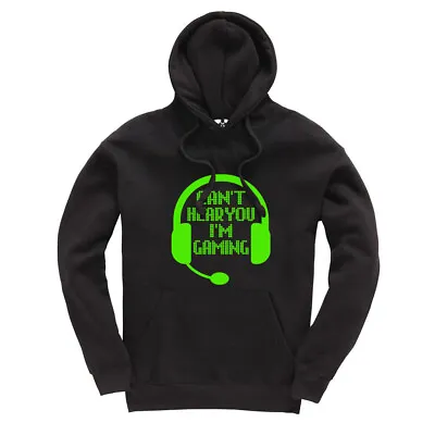 Buy Can't Hear You I'm Gaming Kids Hoodie Gamer Game Jumper Childrens New Gift • 15.95£