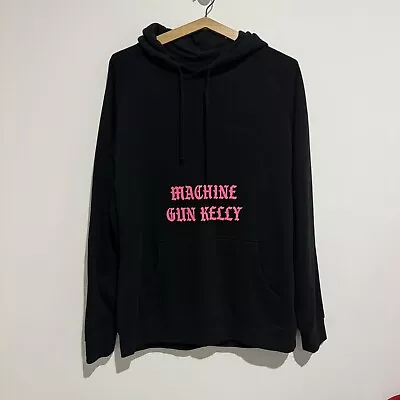 Buy Machine Gun Kelly Official Tickets To My Downfall Black Pink Hoodie Size L MGK • 82.14£