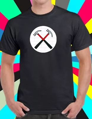Buy Pink Floyd Inspired Hammers BLACK T-Shirt Mens Unisex The Wall • 13.99£