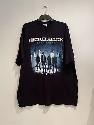 Buy Nickelback T Shirt Dark Horse Tour Rock Band Merch Tee Size XL Black • 3.95£