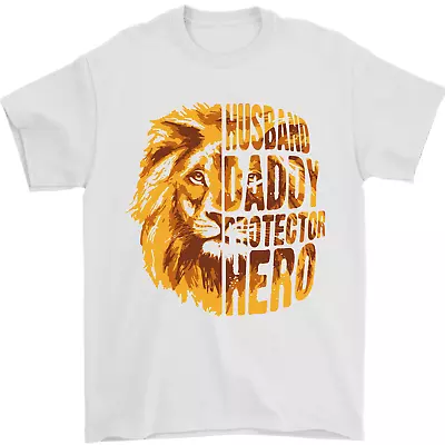 Buy Husband Daddy Protector Hero Fathers Day Mens T-Shirt 100% Cotton • 7.49£