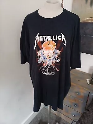 Buy New Metallica Size24 Cotton 'Soon Youll Please Their Appetite' Tshirt • 9.99£