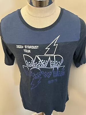Buy David Bowie Ziggy Stardust Tour Women's Ladies L Vintage Retro Lucky Brand Shirt • 23.62£