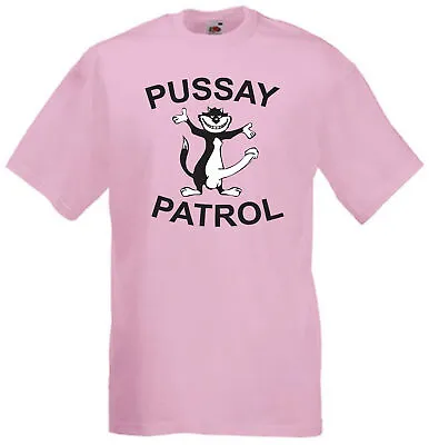 Buy Pussay Patrol Stag Do T Shirt Pink Personalised Name On Back Fun Stag Night Tee • 12.50£