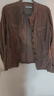 Buy Ladies Brown Cord Jacket Size 10 • 0.99£