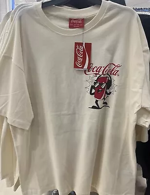 Buy Coca Cola Can't Beat The Real Thing T-Shirt UK Size 4-20 2XS-XL • 22.99£