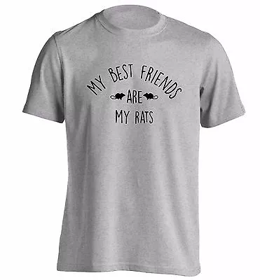 Buy Best Friends Rats, T-shirt Animal Pet Whiskers Tail Cage Love Heart Hipster 867 • 13.95£