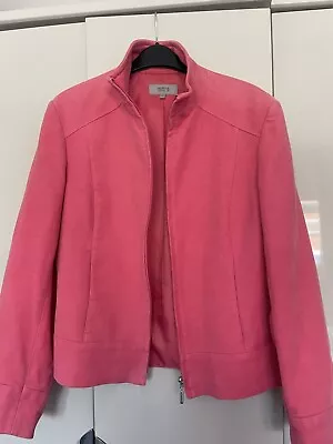 Buy Ladies Marks & Spencer Coral Pink Jacket Size 12 • 5£