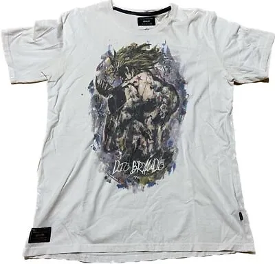 Buy Glamb JoJo's Bizarre Adventure Collaboration DIO The World T-shirt XL White Used • 130.19£