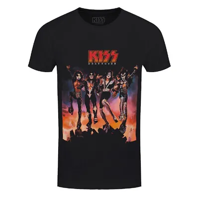 Buy Kiss T-Shirt Destroyer Rock Band New Black Official • 14.95£