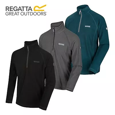Buy Regatta Montes Mens Golf Half Zip Fleece Jacket Pullover Jumper Top RRP £25 • 15.99£