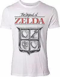 Buy The Legend Of Zelda Game Cover T-Shirt White Medium • 12.99£