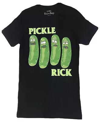 Buy Rick And Morty Pickle Rick Black T-Shirt Size 2X Small • 21.93£