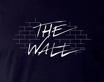 Buy Pink Floyd The Wall - Unofficial Fan Tour T-Shirt -Brick Wall Graffitti GR8 Gift • 14.95£