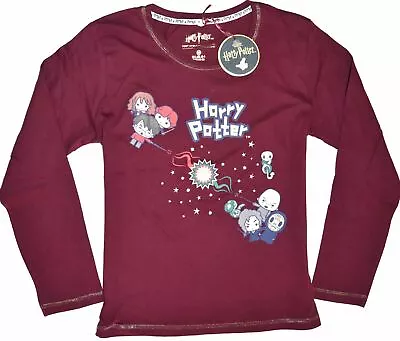Buy Harry Potter T Shirt Primark 100% Cotton Long Sleeve Ladies Womens Sizes 6 To 20 • 17.95£